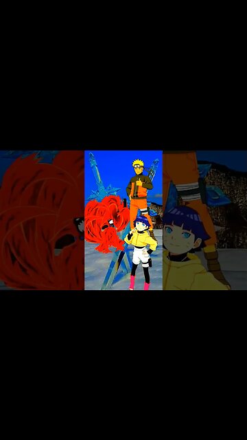 Kurama VS Naruto, Himawari - WHO IS STRONGEST??.#shorts