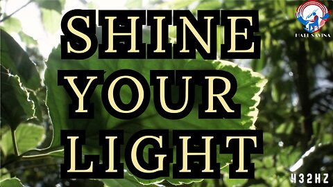 Shine Your Light (432hz) | Lyric Video | Inspired by Matthew 5:16 | Matt Savina