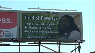 Controversial billboard near 38th and Villard removed