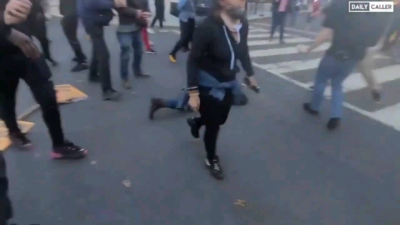 Make her famous. Steal patriots phone after he is suckered punched.