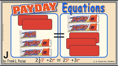 J2_PAYDAY(notation) 2.5P+2r=2P+3r _ SOLVING BASIC EQUATIONS _ SOLVING BASIC WORD PROBLEMS