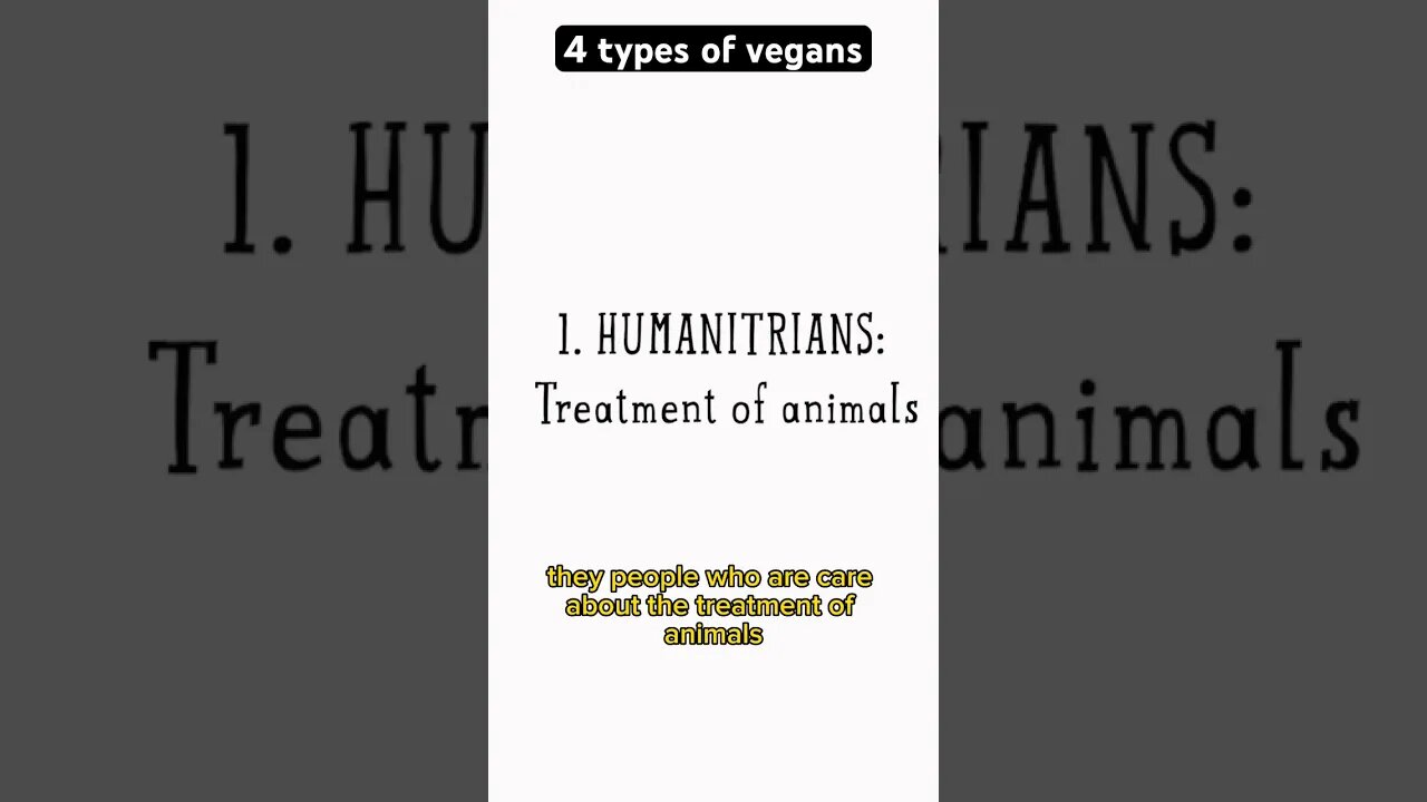 Exploring Veganism: Unveiling the 4 Types of Vegans #shorts #diet