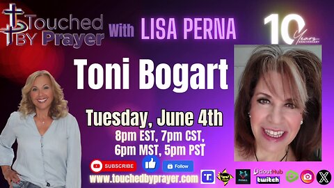 Touched by Prayer- Toni Bogart