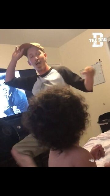 Dancing Daddy Entertains Toddler