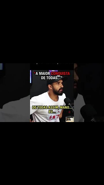 A CONQUISTA MAIS IMPORTANTE com Thiago Ventura | Planeta Podcast #shorts