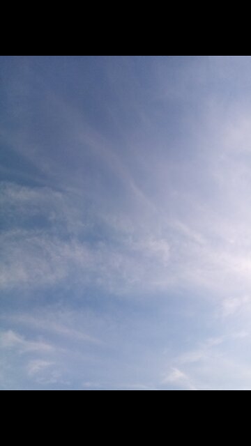 Chilly Russian sky landscape