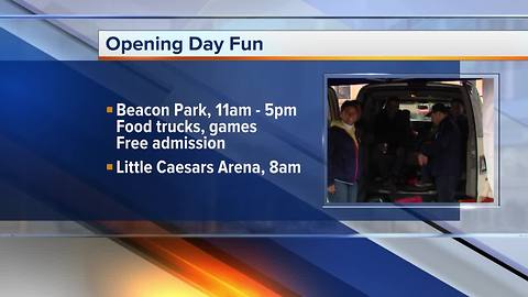 Celebrations continue for part two of Detroit Tigers Opening Day