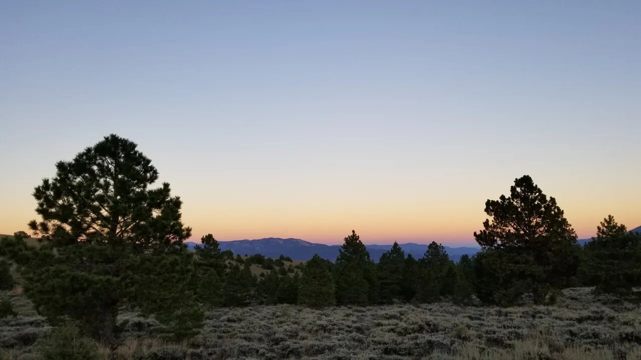 Deep Thoughts, high in the mountains, Double Sunsets, 10000'