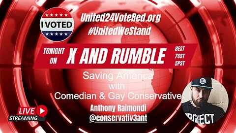 United24VoteRed Welcomes Comedian Anthony Raimondi