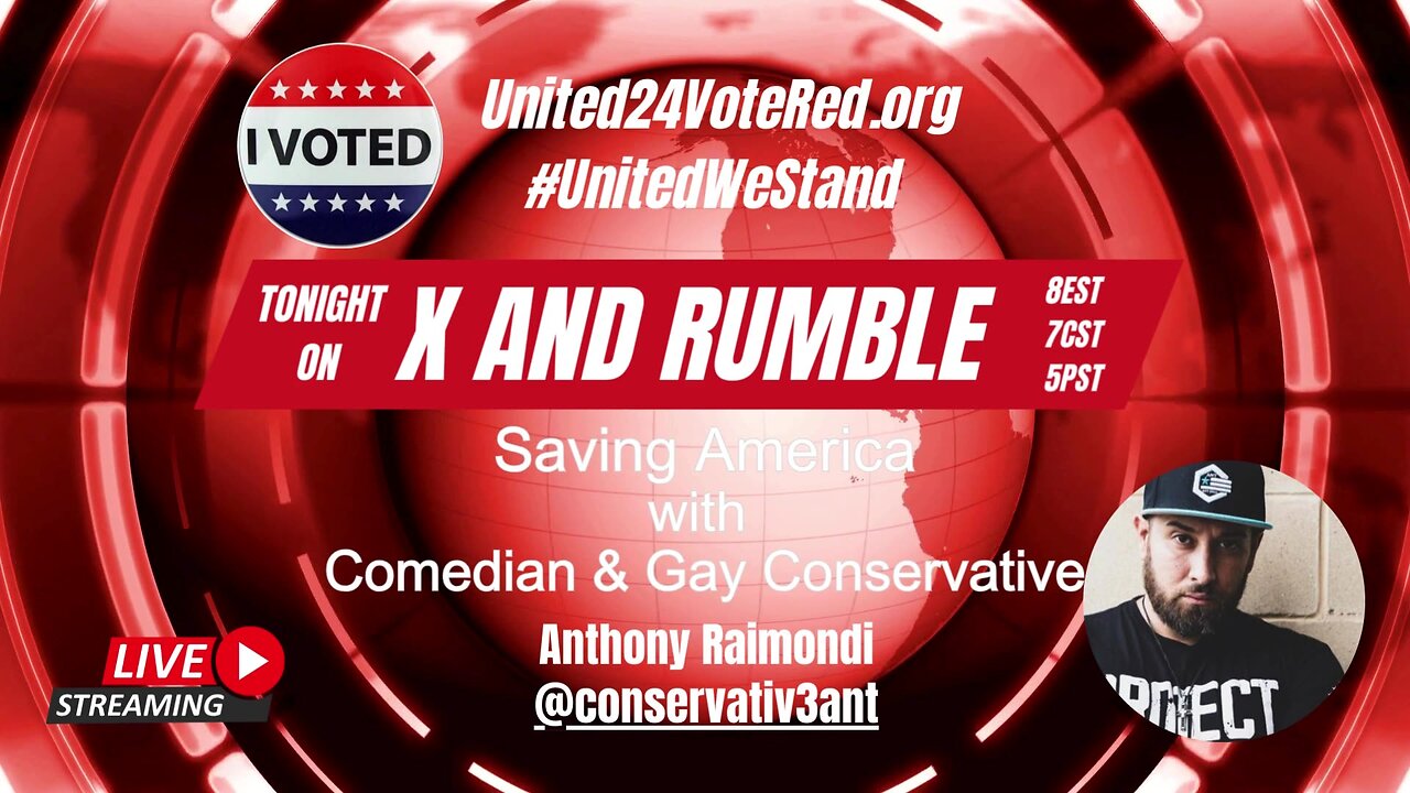 United24VoteRed Welcomes Comedian Anthony Raimondi