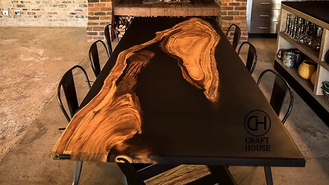 $30,000 Island Epoxy Table