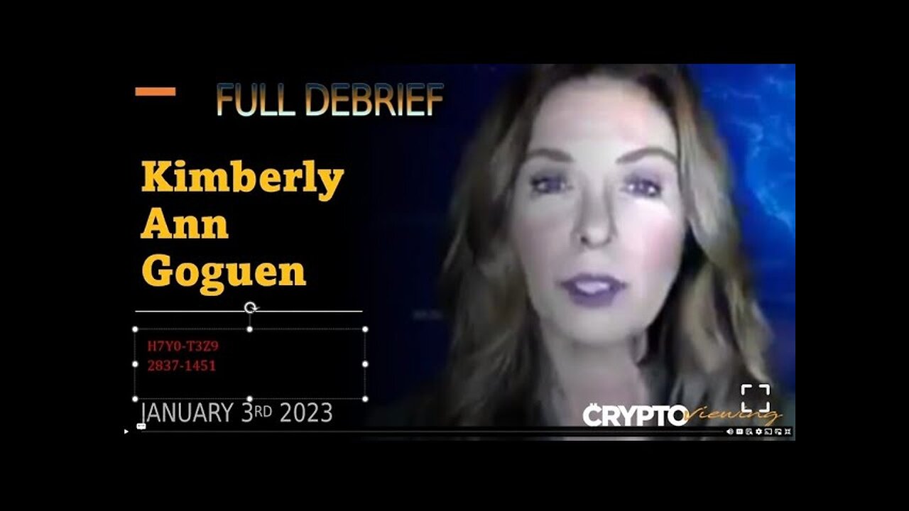 Kim Goguen - Remote viewed. 23rd Jan 2023. - Full Debrief