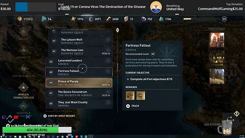 Raising Drachme for Covid 19 - Assassins Creed Odyssey - Fundraiser for Covid 19