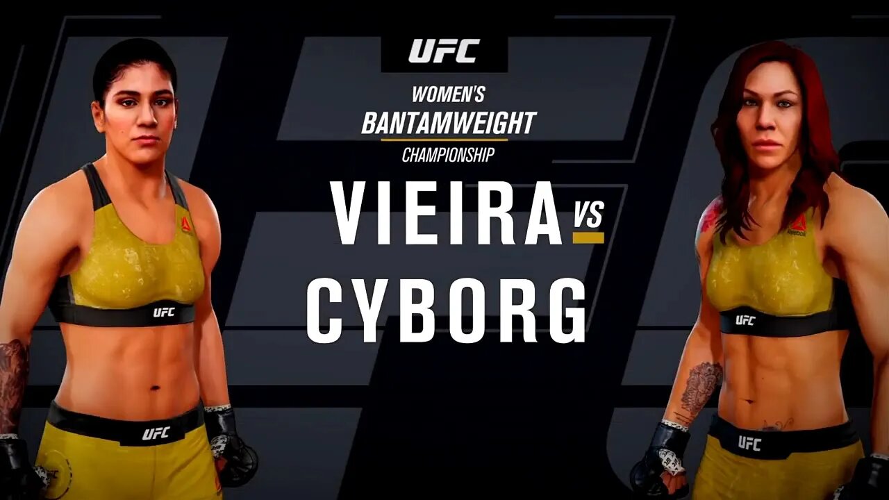 EA Sports UFC 3 Gameplay Cris Cyborg vs Ketlen Vieira