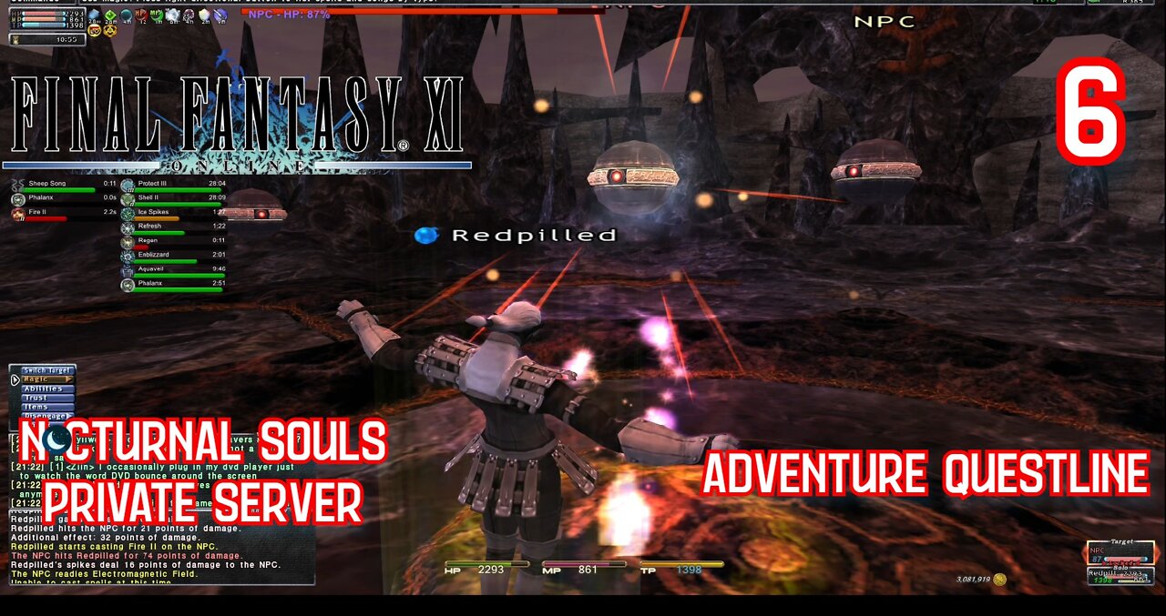 Let's Play Final Fantasy XI - Nocturnal Souls - Private Server - (Part 6) Commentary PC