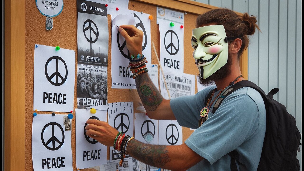 April 18, 2024 - Zeitgeist Movement, Peace flyers (2 of 2)