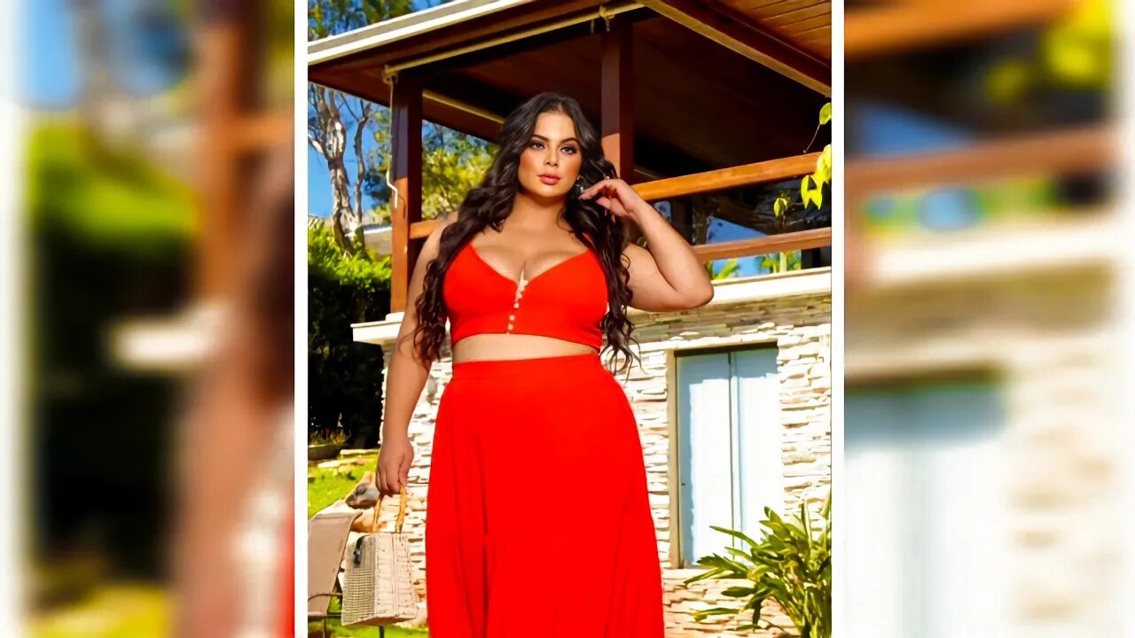 🛍️ CONJUNTO PLUS SIZE COM SAÍA TRÊS MARÍA