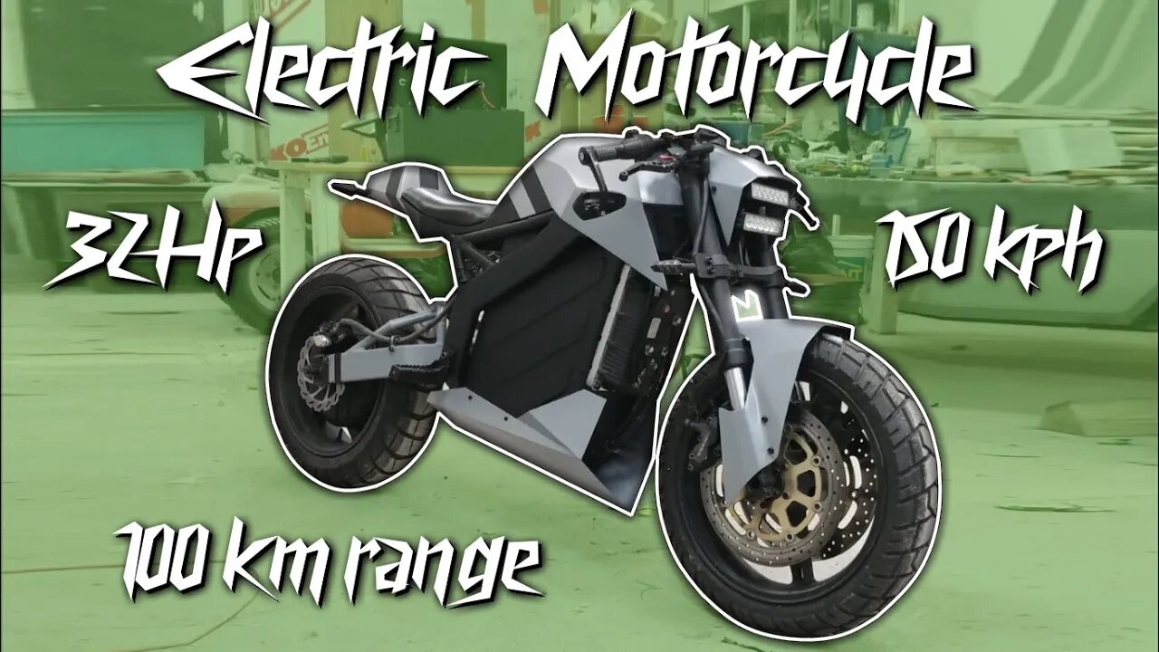 Build An Electric Motorcycle - DIY E-Moto From SCRATCH!