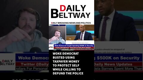 Woke Activist Lt Gov Barnes Caught Spending $500k on Security While Calling To Defund Police #shorts