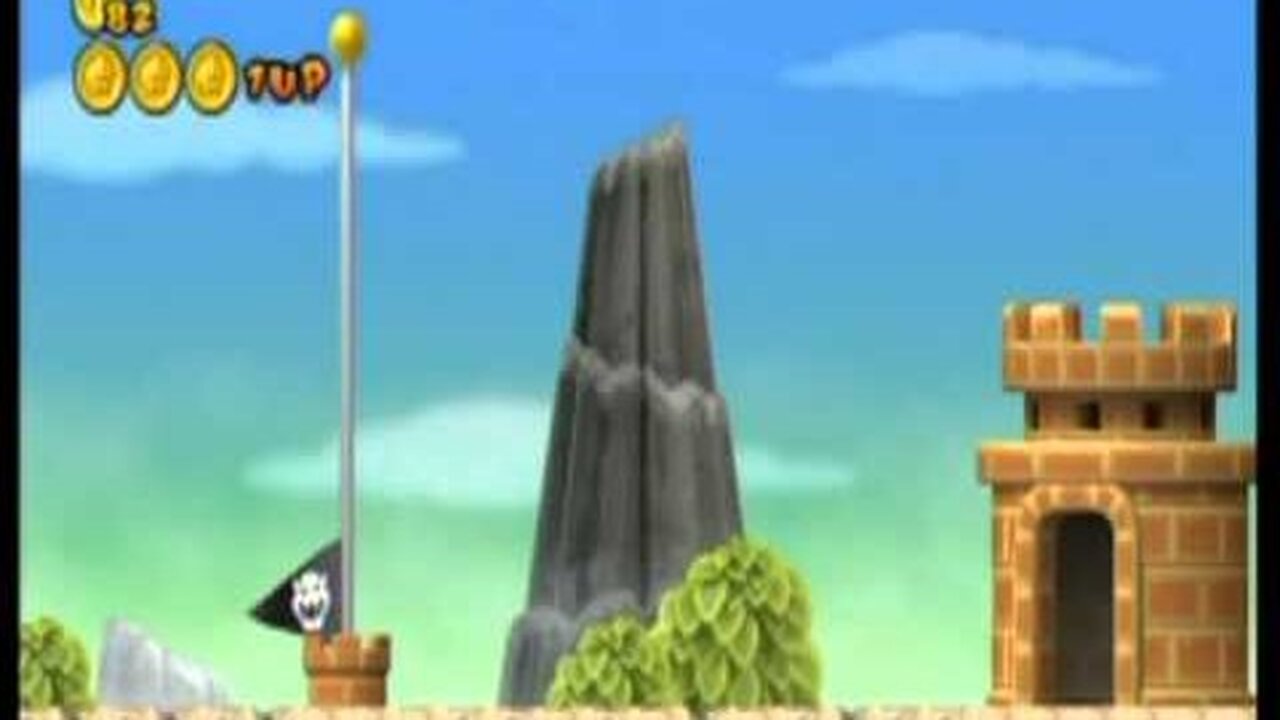 New Super Mario Bros. Wii Walkthrough Part 18: Fish Mountain