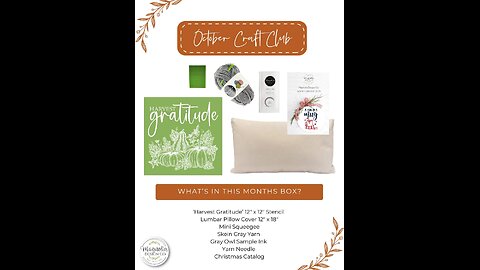 October 2024 Craft Club