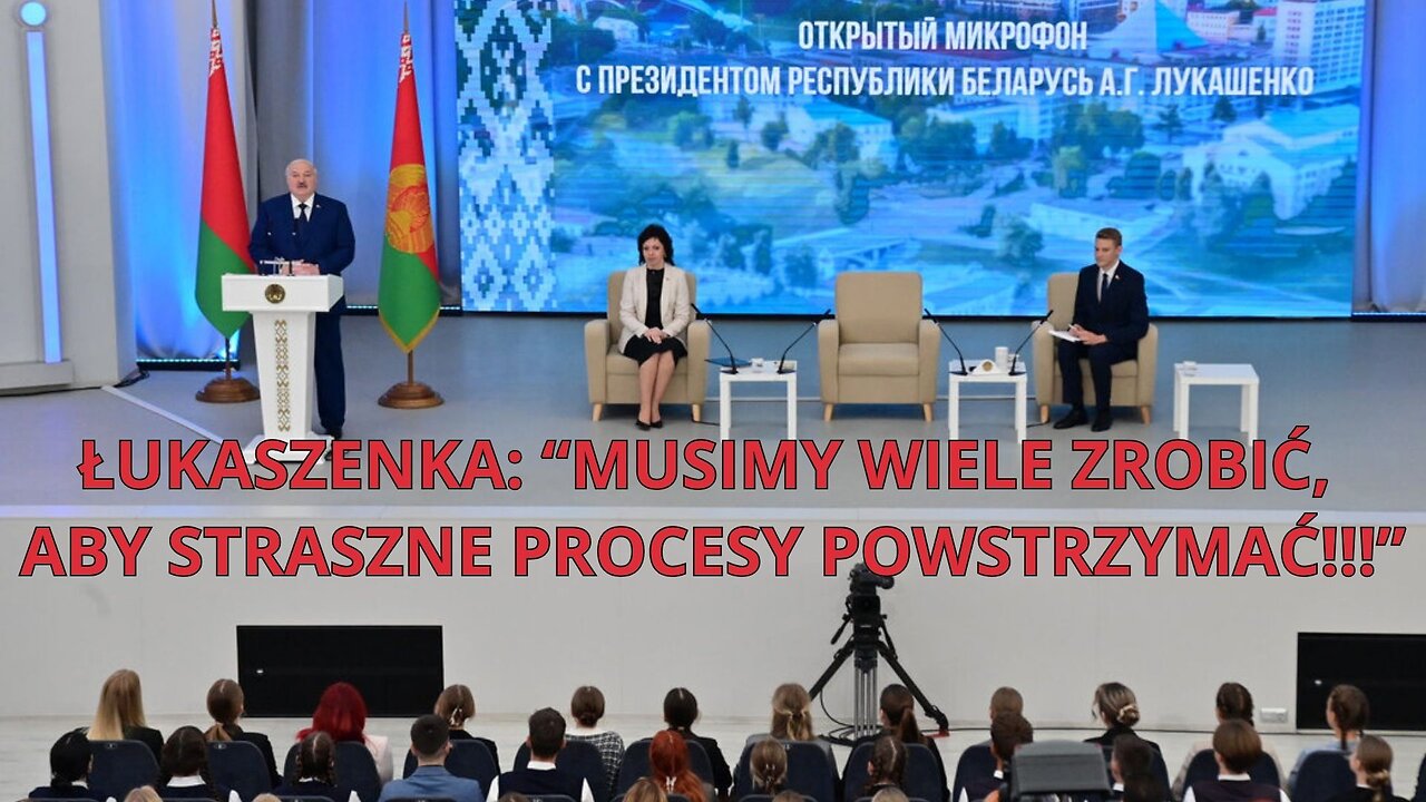 Łukaszenka: “Musimy wiele zrobić, aby straszne procesy powstrzymać!!!”