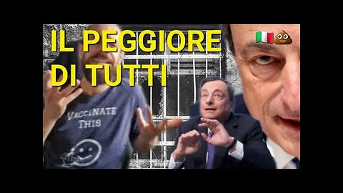 GOVERNATI DA CRIMINALI:MARIO DRAGHI LO SCHIAVO DEI SUOI PADRONI🐲 quando disse che con il CERTIFICATO DI VACCINAZIONE avrebbero passato un'estate serena.MERDALIA 💩 un popolo d'idioti che si è preso dosi di vaccino per LAVORARE DA SCHIAVI