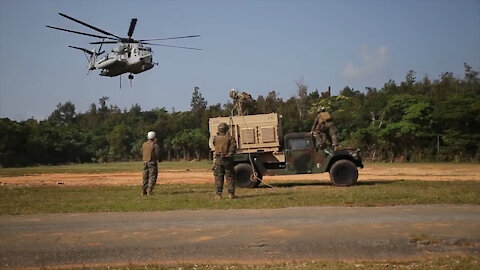 CH-53E Super Stallion Hoist Operations (B-Roll)