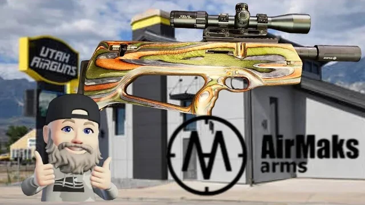 AirMaks Arms Cayman .177 caliber with Elment Optics Helix 4-16x44 FFP