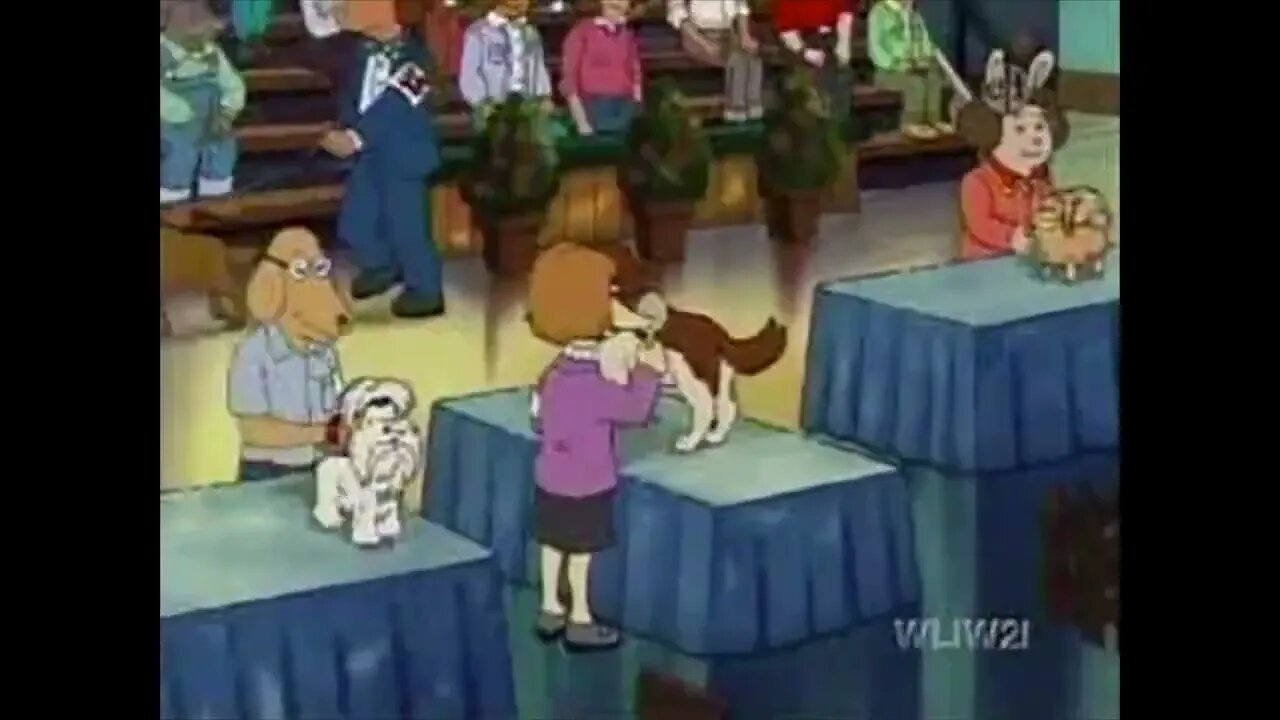 Mr Morris (who's a dog) was a dog groomer | Arthur