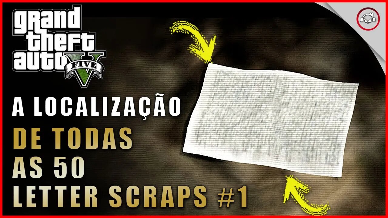 GTA V, A localização de todas as 50 letter Scraps Collected #1 | Gameplay PT-BR