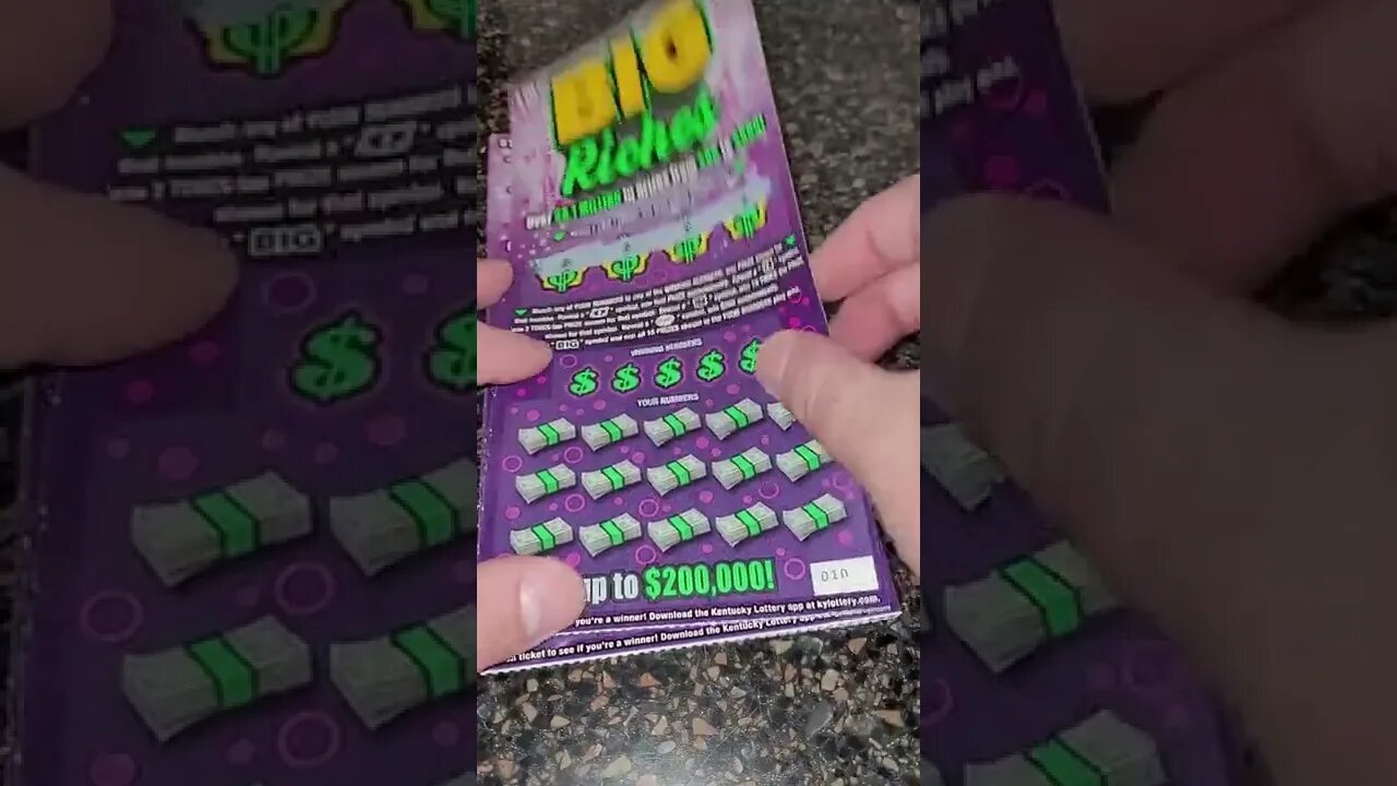 Big Riches Lottery Winner! #shorts #lottery