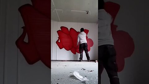 BRILLIANT GRAFFITI PIECE 👀 #graffiti #graffitiart #shorts