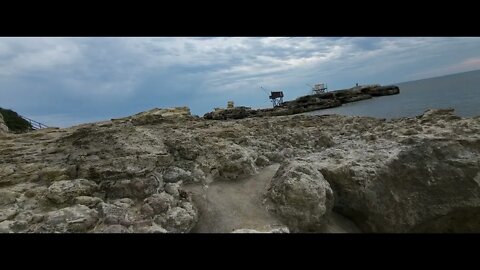 2k St Palais sur Mer climbing on The Devil's Bridge