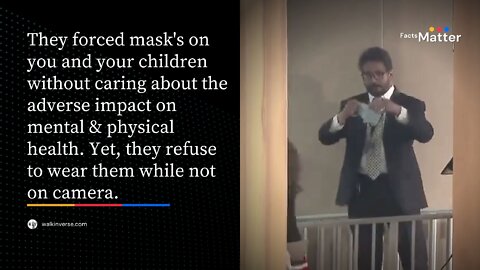 These Are The People Everyone Trusted, And They Still Wear A Mask