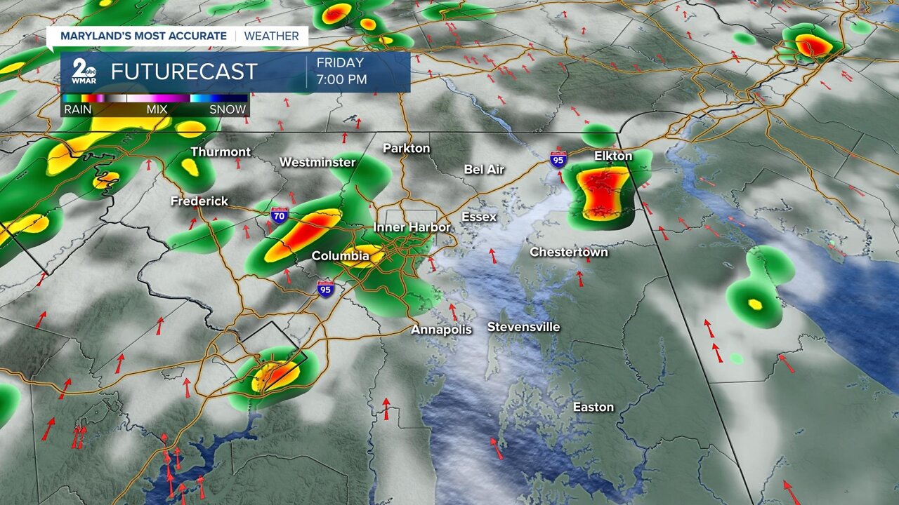 PM Scattered Showers and Storms