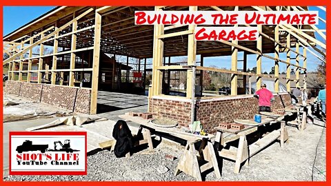 Building The Ultimate Garage | EPS 18 | Brick, Electric and Double Bubble Shots Life