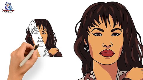 How to Draw Selena Quintanilla Pt.2 - Step by Step