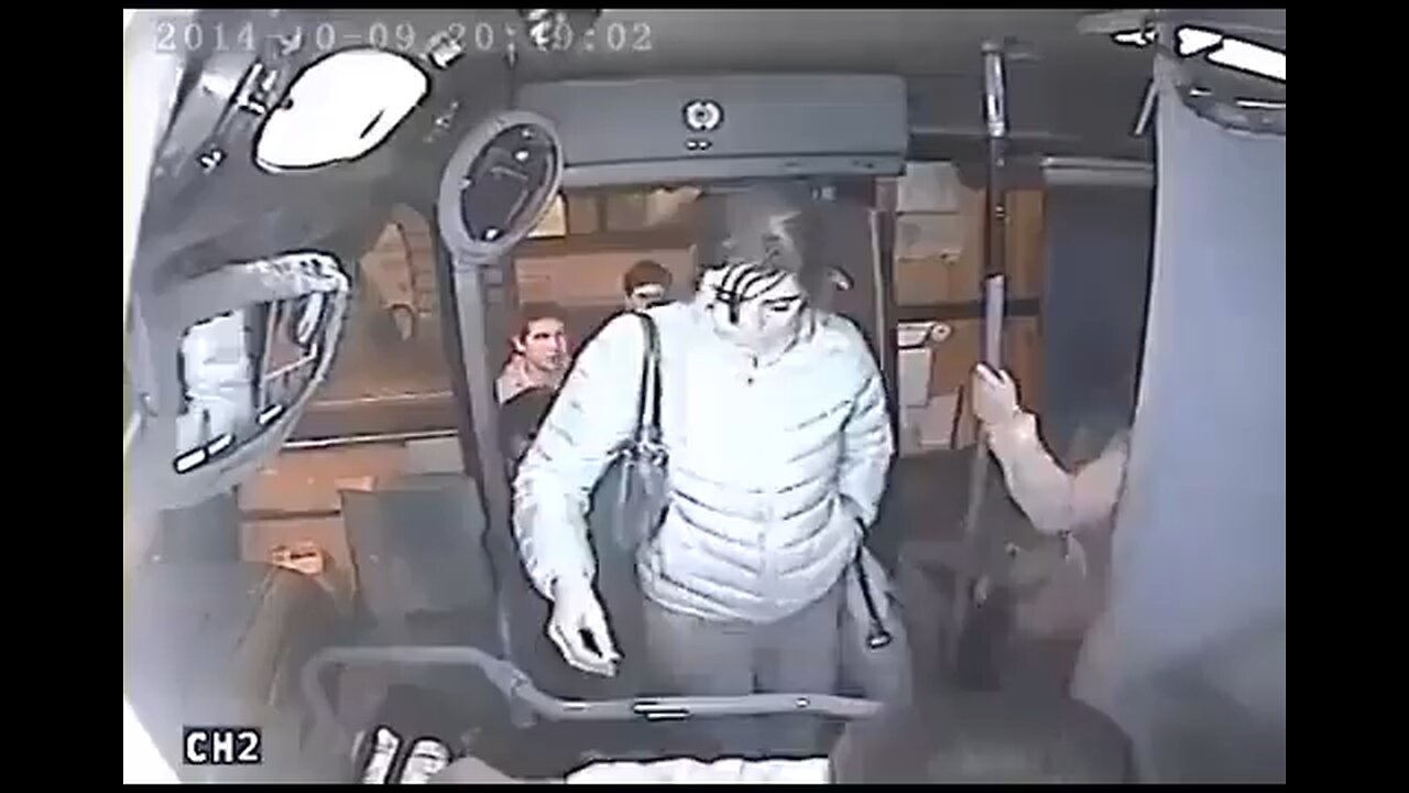 Dude tries to steal a woman’s purse on the bus and finds out…