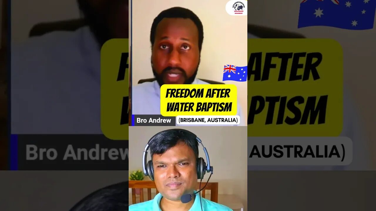 Freedom after water baptism #church #love #australia #india #jesuschrist