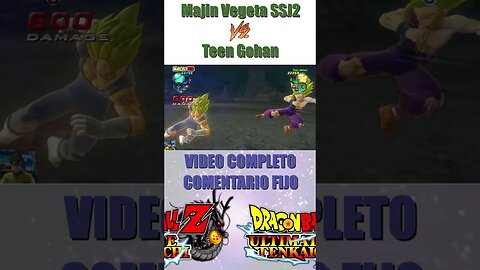 Majin Vegeta SSJ2 Vs. Teen Gohan #shorts #shorts #db #dbz #dbgt #dbs #dbkai #dragonballcommunity