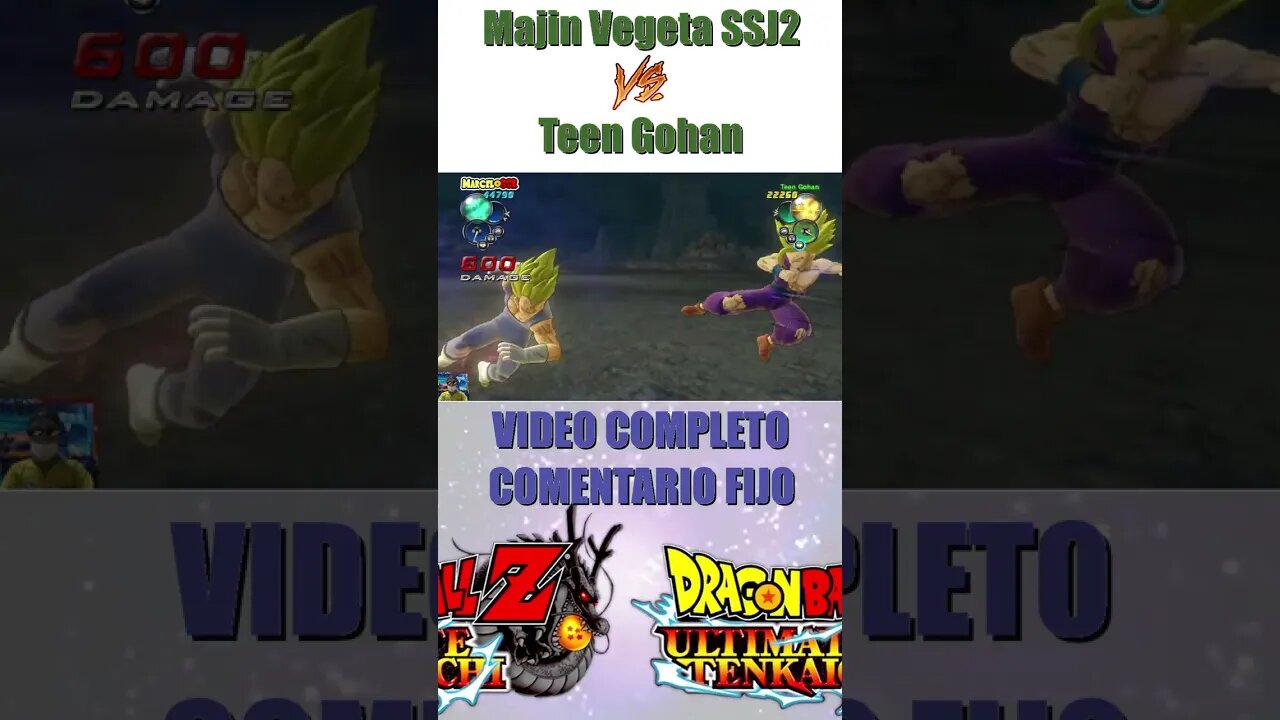 Majin Vegeta SSJ2 Vs. Teen Gohan #shorts #shorts #db #dbz #dbgt #dbs #dbkai #dragonballcommunity