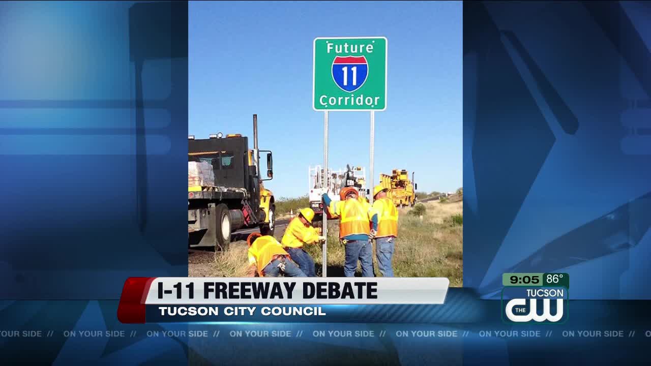 Tucson City Council Hears from ADOT on I-11 Plan
