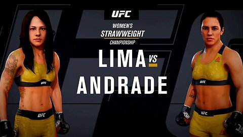 EA Sports UFC 3 Gameplay Jessica Andrade vs Juliana Lima