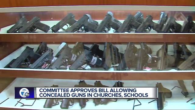 Michigan bill would let teachers carry concealed guns in schools