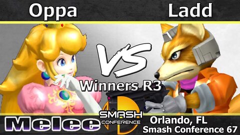 Oppa (Peach) vs. [FBC] Ladd (Fox) - Melee Winners R3 - SC:67