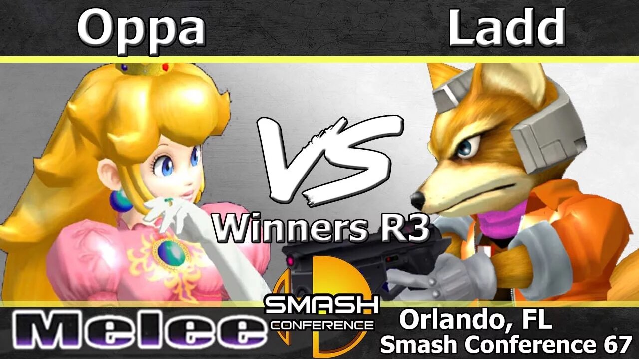 Oppa (Peach) vs. [FBC] Ladd (Fox) - Melee Winners R3 - SC:67