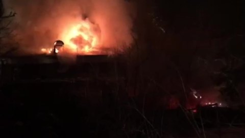 Fire at old Firestone mansion in Fairlawn