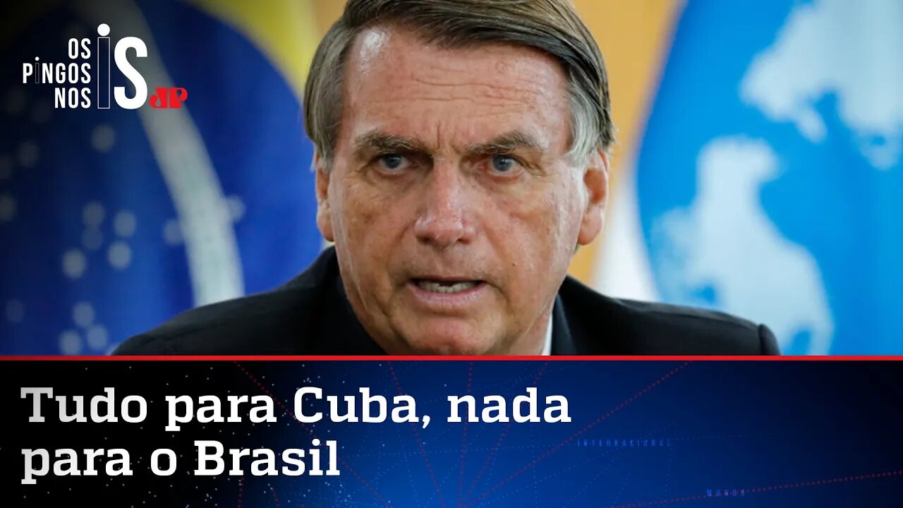 Bolsonaro diz que Brasil atuava como mina de ouro da esquerda nos tempos de PT