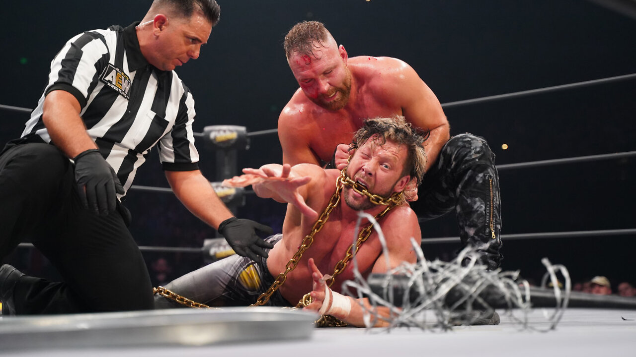 Jon Moxley vs Kenny Omega Lights Out Match Full Gear 2019 Highlights